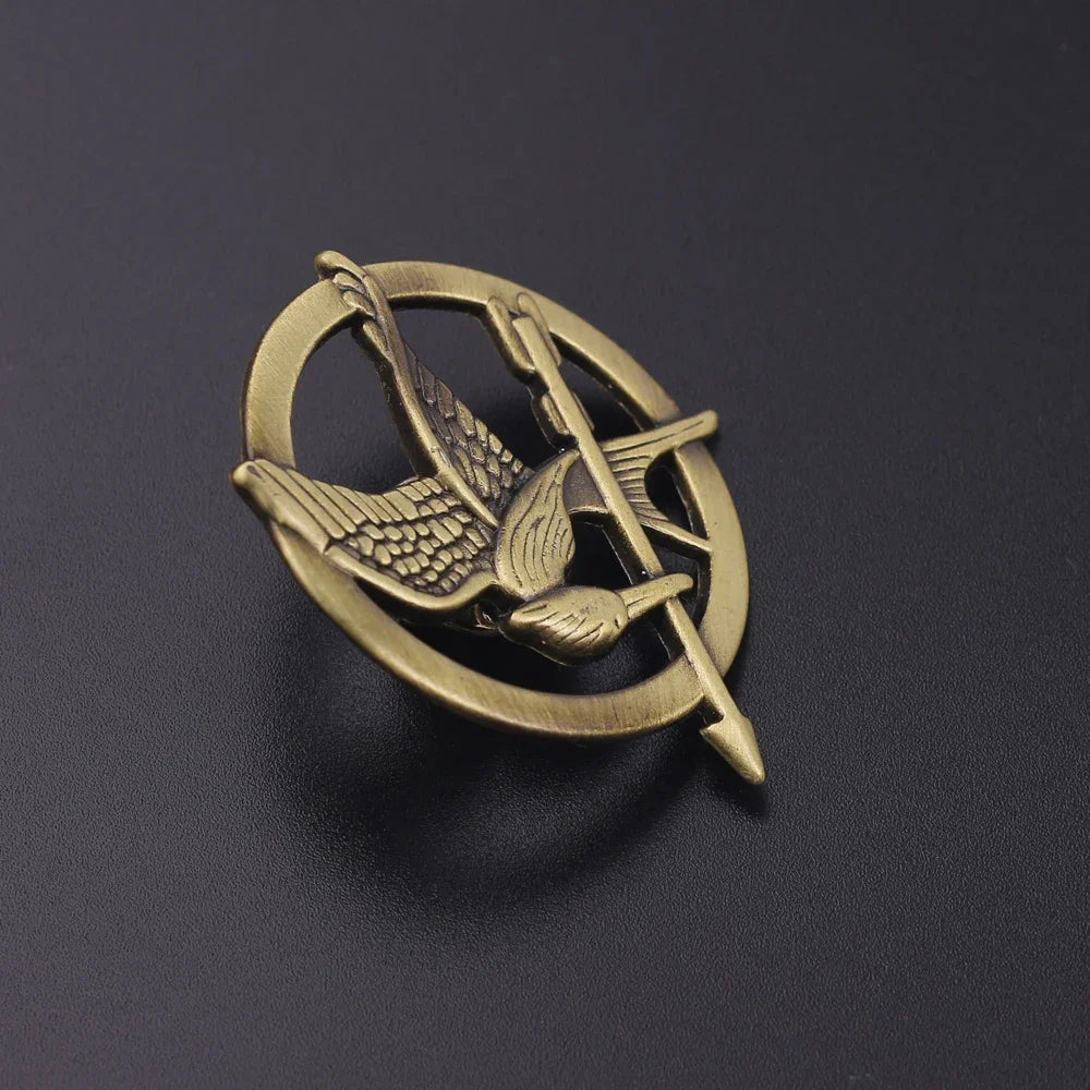 Hunger Games Mockingjay Metal Pin for Friend-Wannee Jewelry