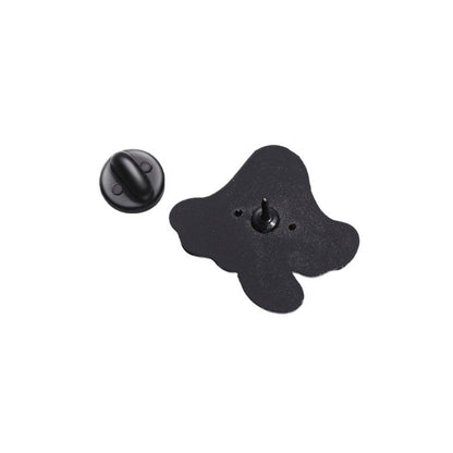 Cute Ghost Face Fall Mushroom Lapel Brooches Pack