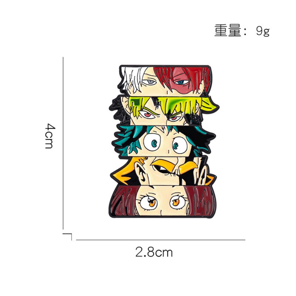 Straw Hat Crew Luffy Ace Sanji Lapel Brooches Pack