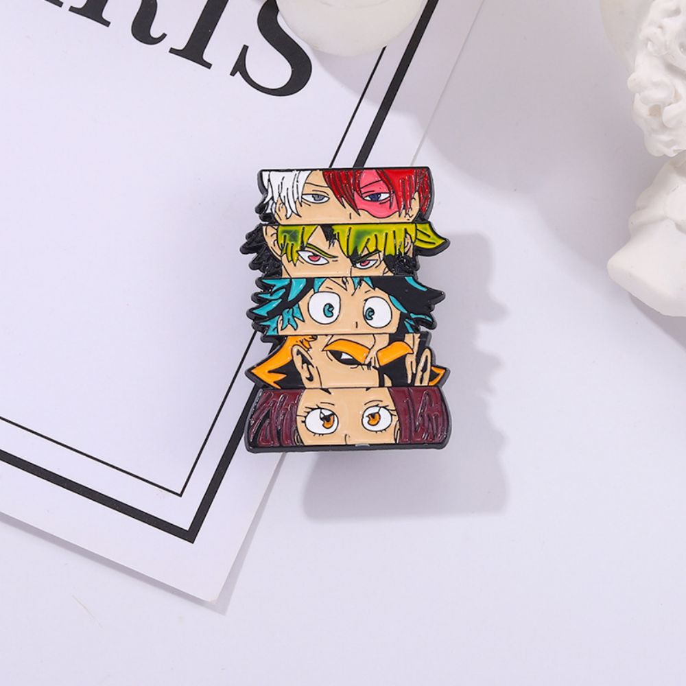 Straw Hat Crew Luffy Ace Sanji Lapel Brooches Pack