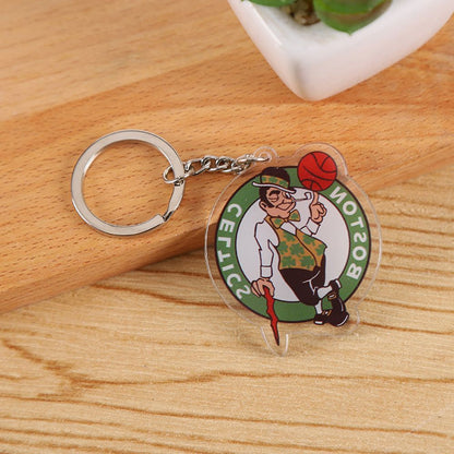 Basketball Team Sports Acrylic Keychain