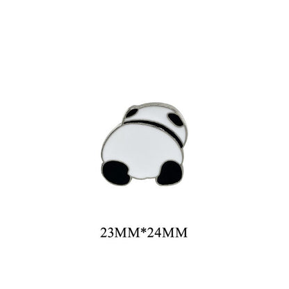Quirky Panda Posture Brooch Set