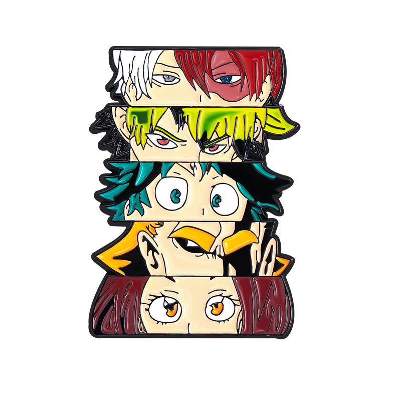 Cartoon Anime Pirate Luffy Badge Brooch