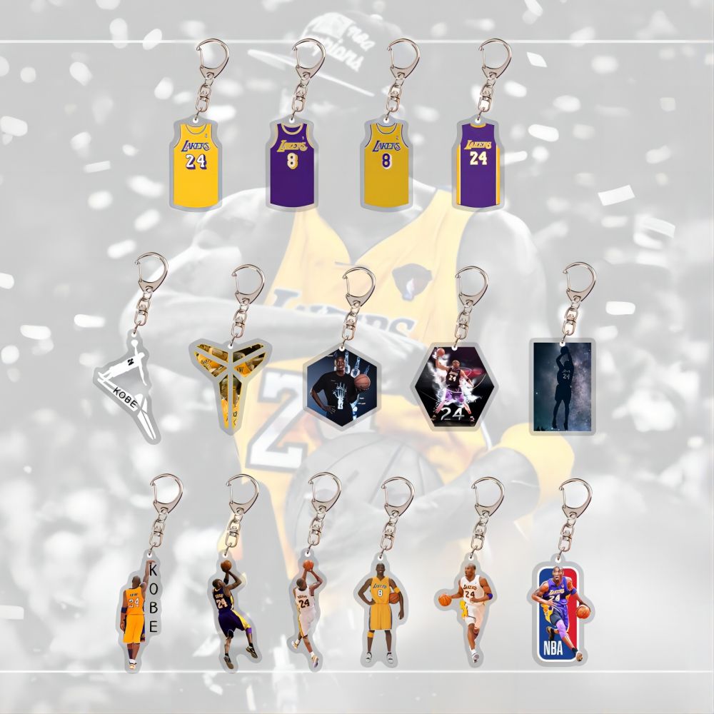 Basketball Team Sports Acrylic Keychain