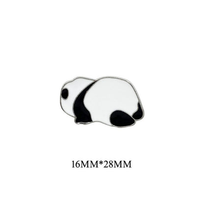 Quirky Panda Posture Brooch Set