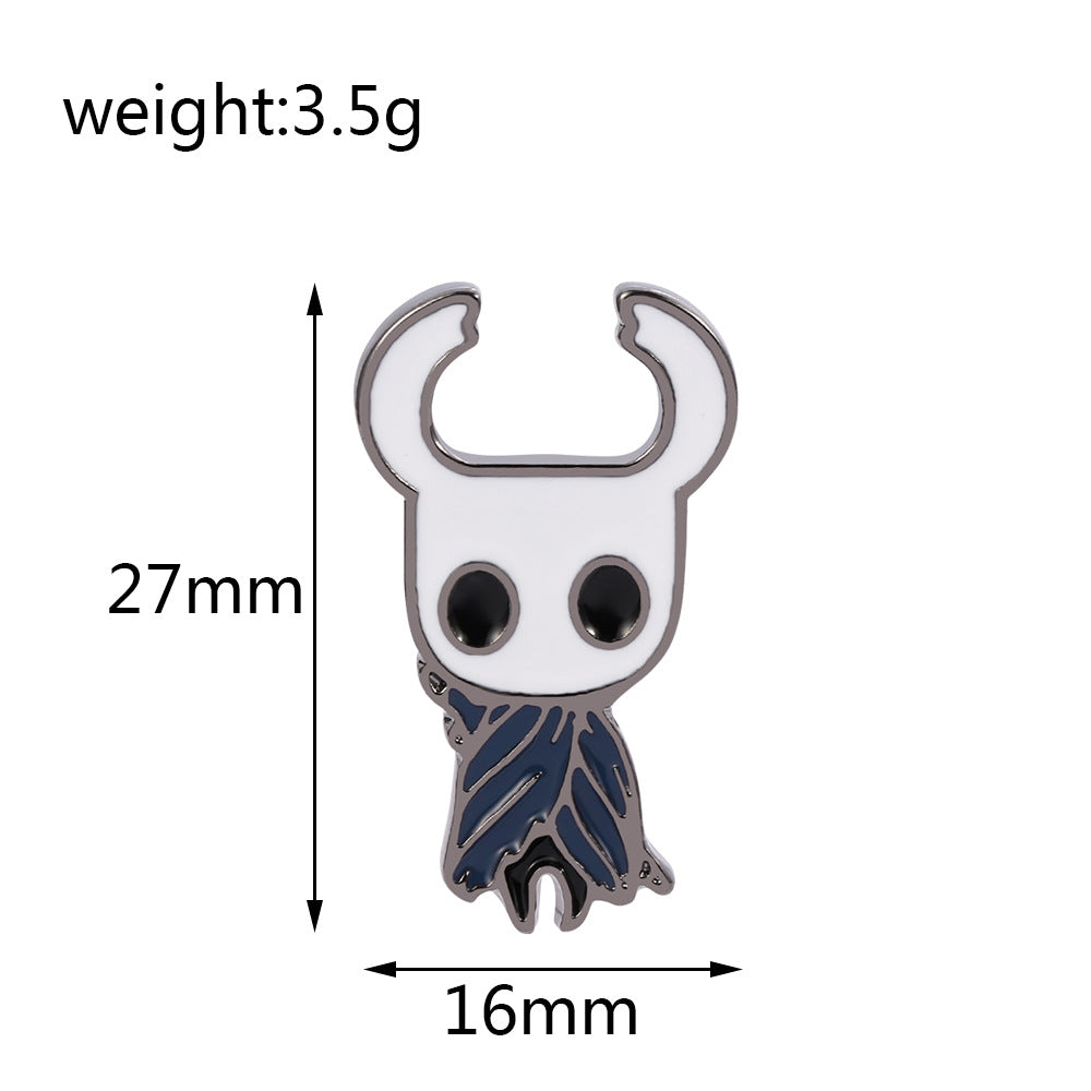 The Knight Cartoon Game Lapel Brooch