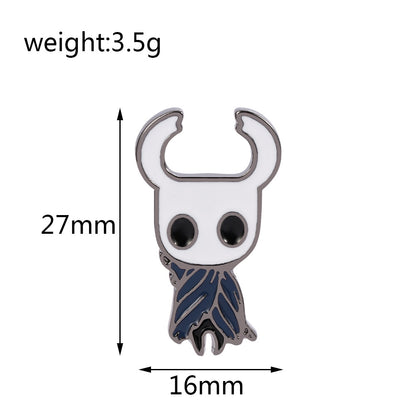 The Knight Cartoon Game Lapel Brooch
