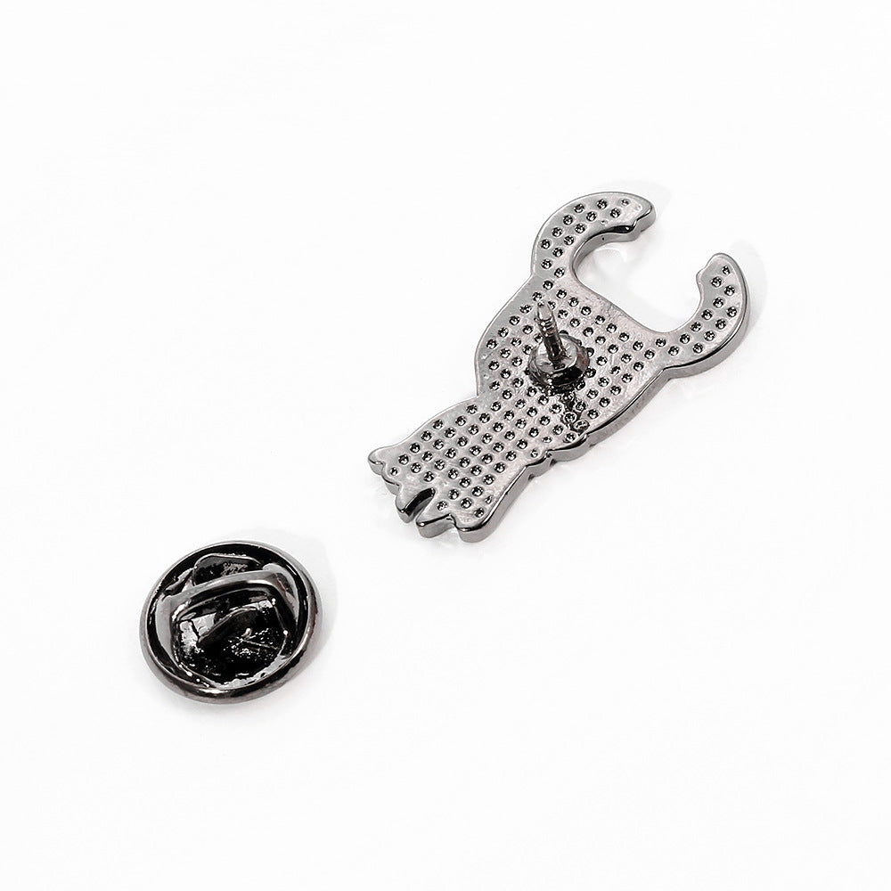 The Knight Cartoon Game Lapel Brooch