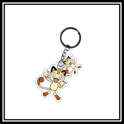 Cartoon Anime Cute Pikachu Acrylic Keychain