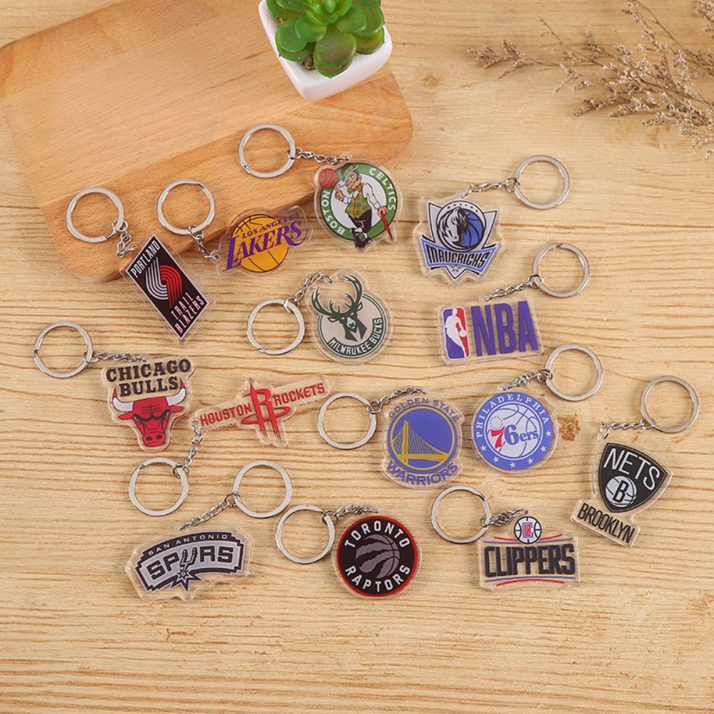 Basketball Team Sports Acrylic Keychain