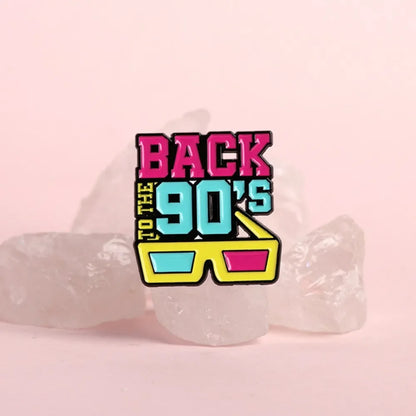 Neon 90s Retro Brooch Collection