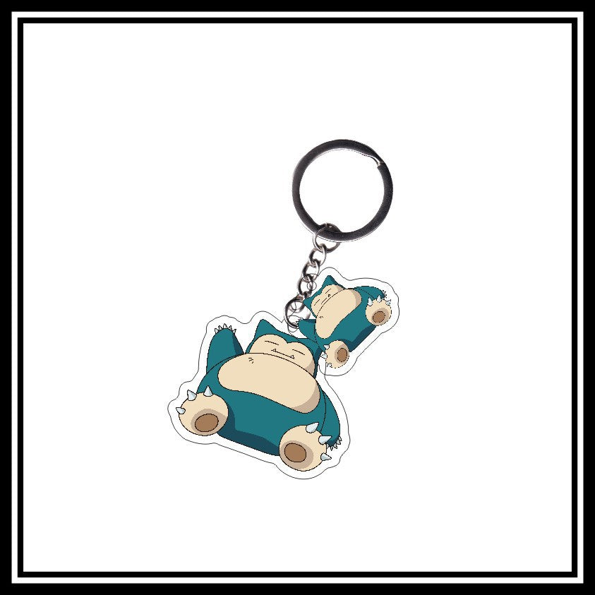 Cartoon Anime Cute Pikachu Acrylic Keychain