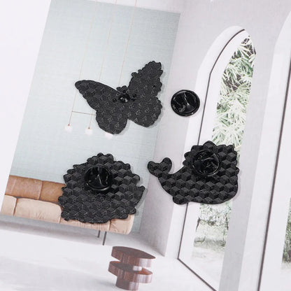 Flower Turtle Whale Hedgehog Butterfly Lapel Brooches