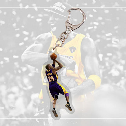 Basketball Team Sports Acrylic Keychain