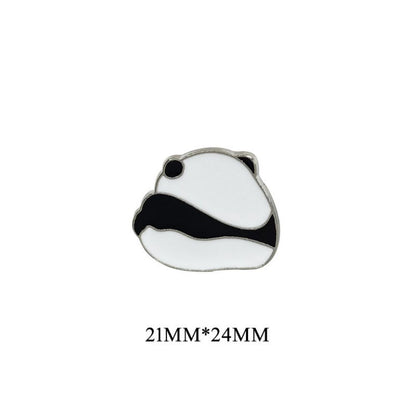 Quirky Panda Posture Brooch Set