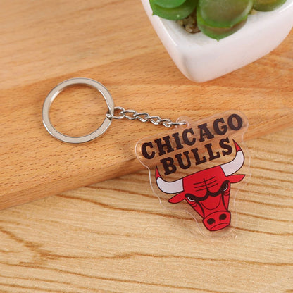 Basketball Team Sports Acrylic Keychain