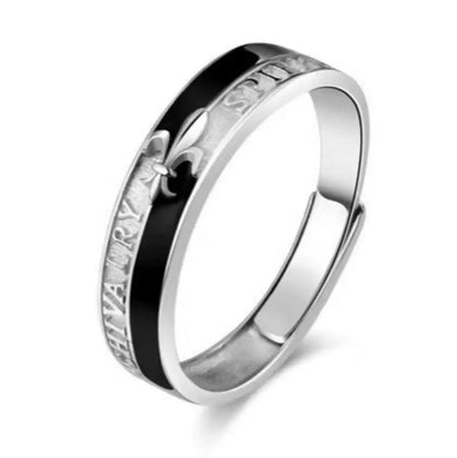 Trendy Modern Chivalry Knight Opening Copper Ring for Personality Single Men-Wannee Fashion Accessory