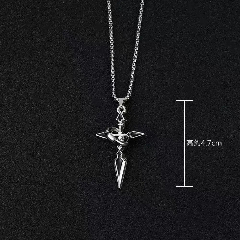 70cm Hip Hop All Match Cross Pendant Necklace for Fashion Men Women-Wannee Titanium Steel Jewelry