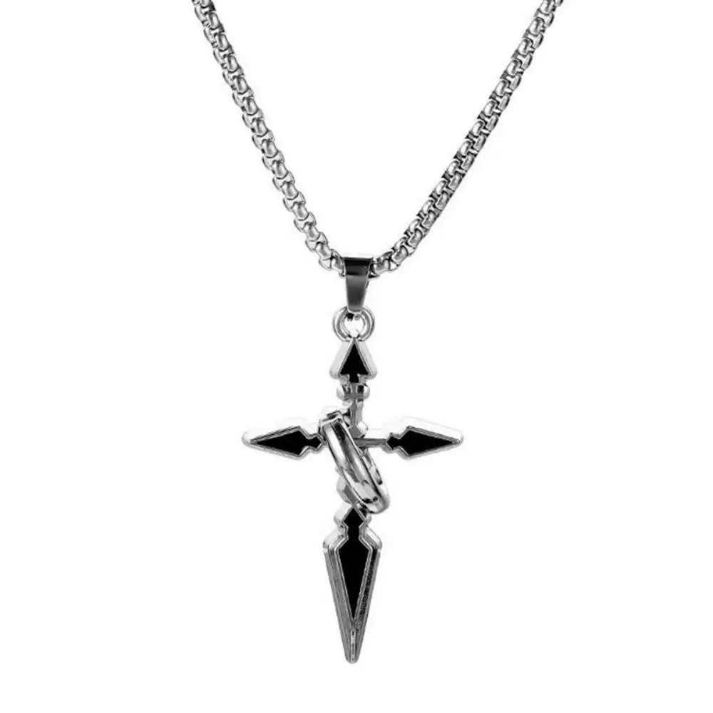 70cm Hip Hop All Match Cross Pendant Necklace for Fashion Men Women-Wannee Titanium Steel Jewelry