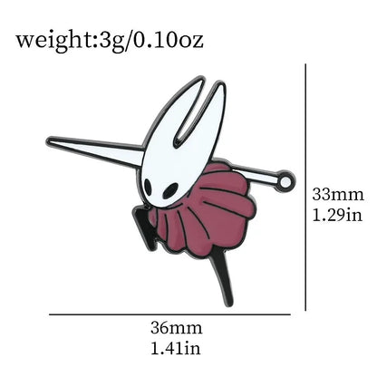 Hollow Knight Silksong Character Brooch Set
