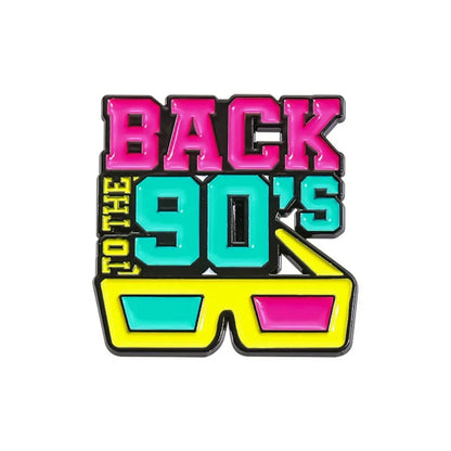 Neon 90s Retro Brooch Collection