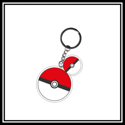 Cartoon Anime Cute Pikachu Acrylic Keychain