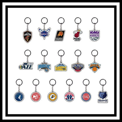 Basketball Team Sports Acrylic Keychain